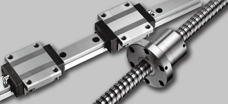 Linear Guides & Ball Screws 4~6 Block for liner guide ways on 3-axis ensure the consistent
