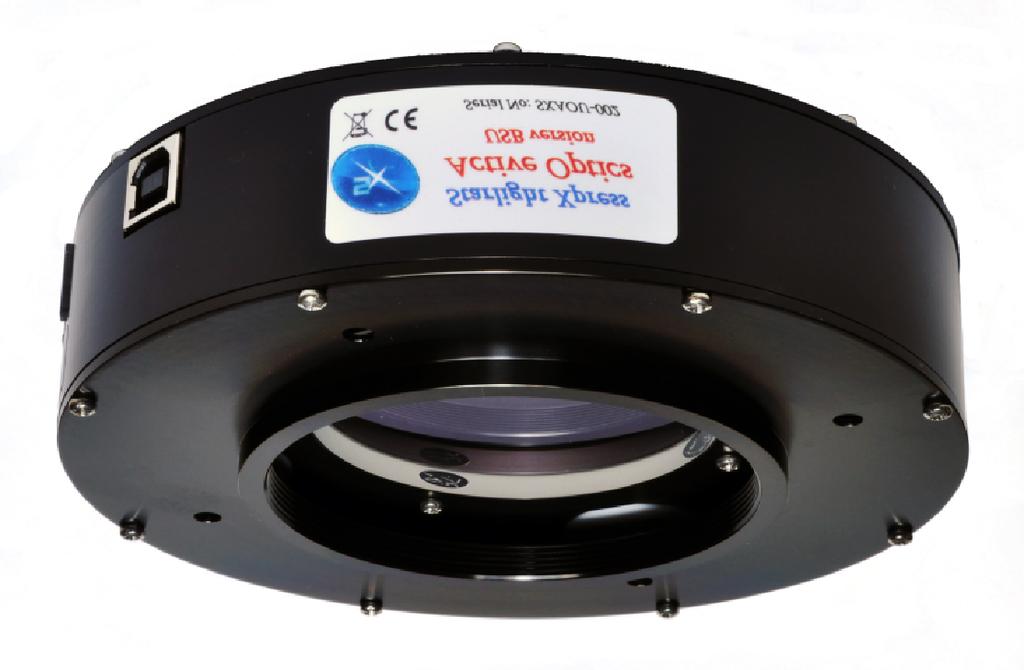 The principle of operation: The SXV-AOLF2 device provides an effective method of removing the effects of rapid guiding errors from CCD images.