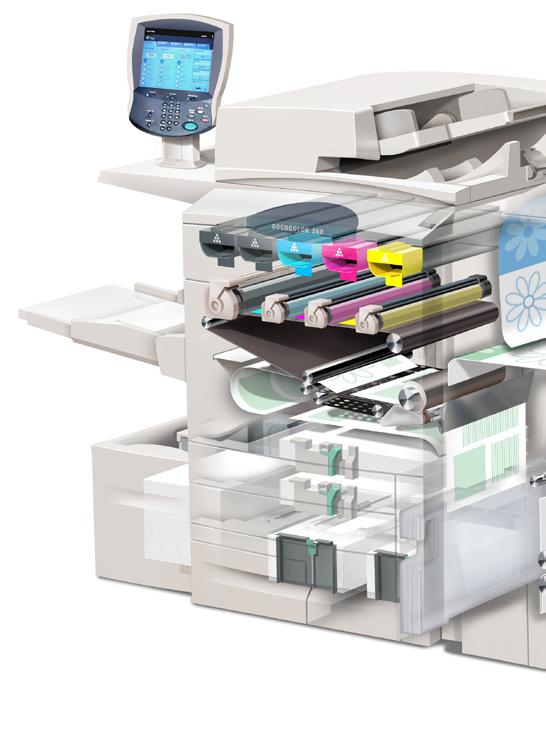 Features, functions. For more applications. The Xerox DocuColor 242/252/260 printer/copiers enable the production of all types of applications and are ideal for a wide array of printing environments.