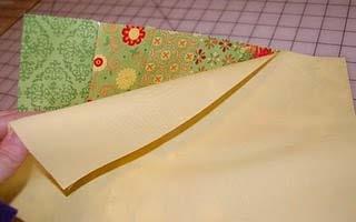 Step 4: Apply the Lining Lay the right side of the lining onto the