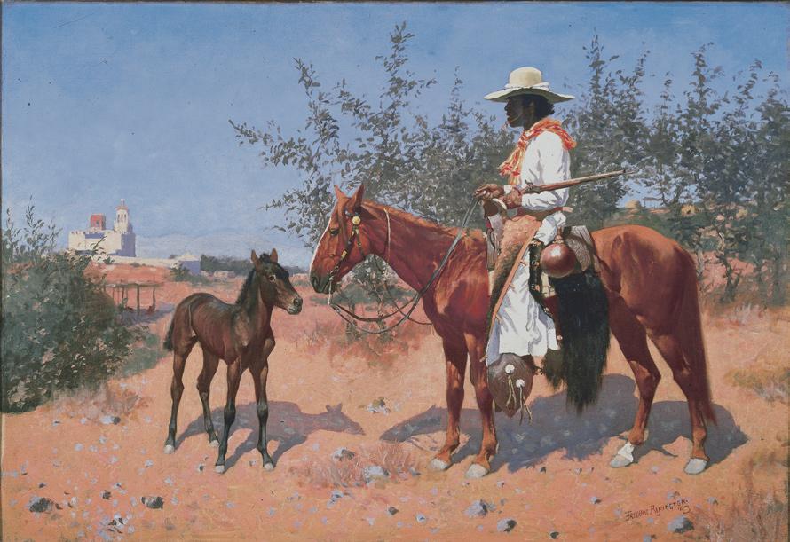 The Sentinel, by Frederic Remington,