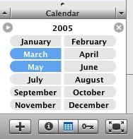 alendar Pane You can use the alendar pane to quickly search for any photo by the year, month, week, or day it was taken. F F Up arrow: lick to display the preceding month or year.