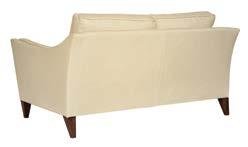 Classic cushion standard on ottoman. Optional Mocha finish shown.