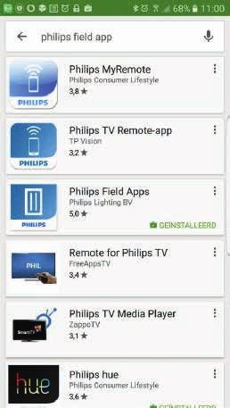 You must first register for the app to receive a username and password, then download Philips Field Apps from the Google Play Store.
