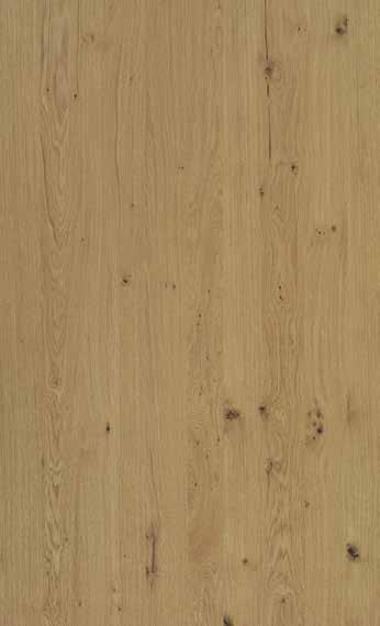 The 3 looks offered by 'Oak Natural' can be obtained in 4 thicknesses of veneer.