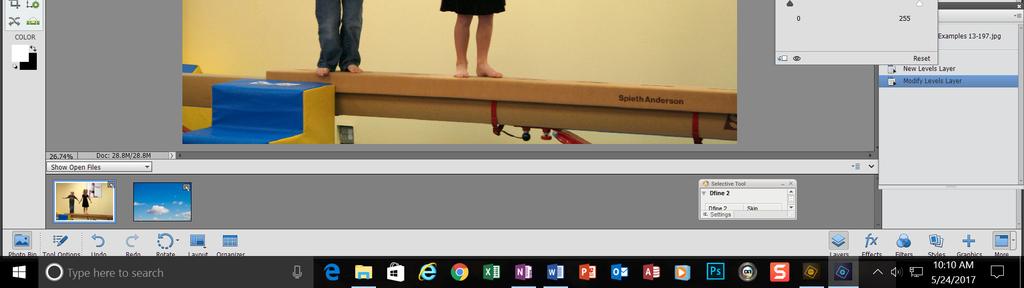 4. At this point we can flatten the image by clicking on Layer > Flatten Image from the Menu Bar.