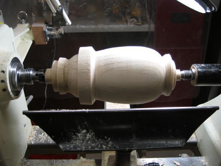 Step #4: Rough top of form Leave a band for handles