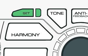 will enable the "nudge" function. If you happen to sing louder during the performance than you did while setting the gain, the nudge function will reduce the gain slightly to avoid clipping.