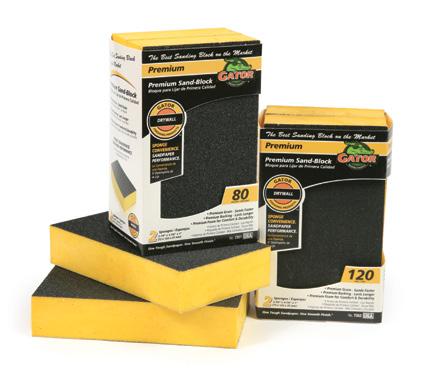 We fuse our premium sandpaper right to the sponge during the manufacturing process.