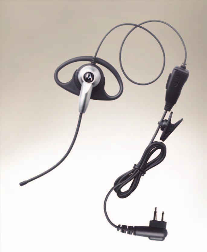 VOX capable, No in-line push-to-talk switch. Ultra-Light Headset, Behind-the-Head Style with Flexible Boom Microphone, In-line Push-to-Talk Switch Ultra-Light Headset with Boom Microphone.