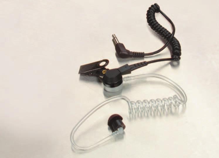 Any of the microphones that have a 3.5mm audio jack are compatible with the following earpieces.