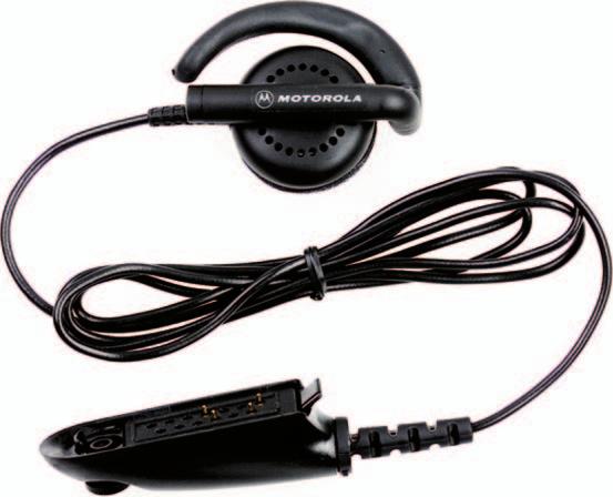 COMPLETELY DISCREET EARPIECE Enables users to communicate with ease, in full privacy, without visible equipment.