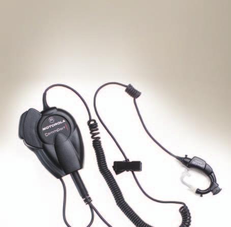 In high-noise environments it allows the use of earplugs. Both models feature a boom microphone and in-line push-to-talk.