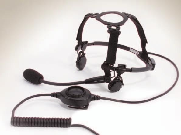 NNTN4187 1 Integrated Ear Microphone/Receiver System with Body Push-to-Talk Includes radio adapter AAHLN9717.