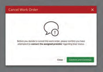Once you have confirmed all work orders for the following day, the DONE button will be enabled, allowing you to move on to the today s work listing.