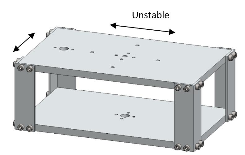 FIGURE 12: PLATE ASSEMBLY USING ANGLE BRACKETS The second angle bracket method shown in Figure 13 uses welds.