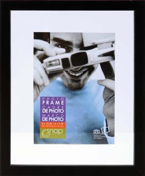 » Snap Photo Frames Float Frame Material wood Colour black