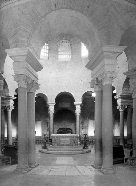 98. This is the interior of? a. Mosque b. Church c. Mausoleum d. Synagogue 99. This is the interior of what style? a. Basilica Plan b. Ambulatory Plan c. Four Iwan Plan d. Central Plan 100.