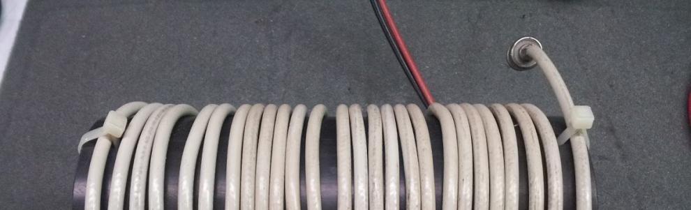 Choke Unun Inserted in existing coaxial line, coil