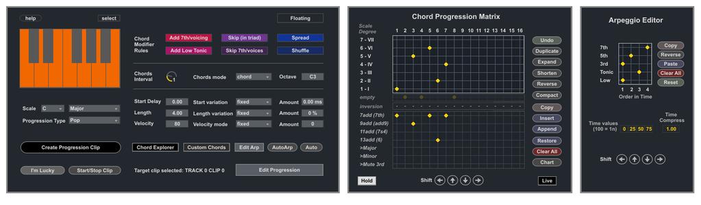 Page 10 of 52 The Chord Progression Editor The Chord Progression Editor is the tool for building chord progressions.