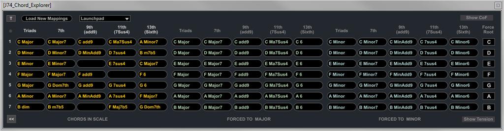 Page 26 of 52 The Chord Explorer The Chord Explorer is a tool for chord exploration and performance.