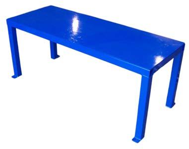 The bench should generally be secured to the floor by bolts or lag screws.