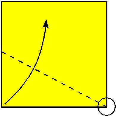 Rectangles Folding one edge of a square or an oblong inwards in such a way