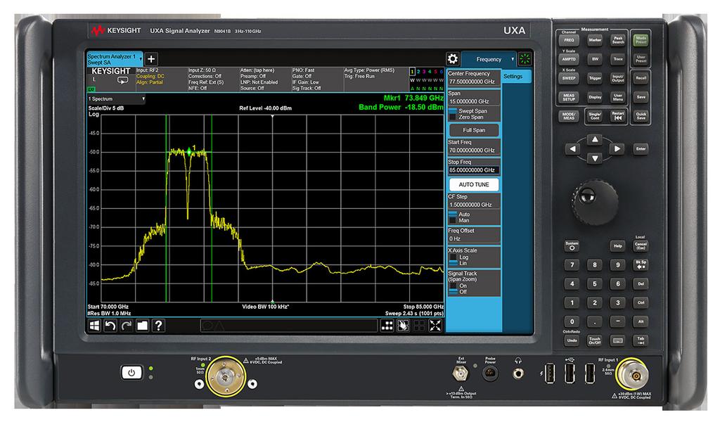 06 Keysight Ensuring Greater Confidence in Signal Analysis at 110 GHz and Beyond - Data Sheet Extending Signal Analysis to mmwave Frequencies Developing off-the-shelf tools for extremely high