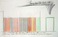 23, 1967 graphite, colored pencil and fixative on paper 14 x 22 inches 16 x 24