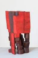 $4,200 MEL KENDRICK Five Point Red Block, 2012 wood and