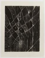 28) $4,000 MEL KENDRICK Raised Oak, 1990 woodprint on Sekishu paper 24 1/2 x