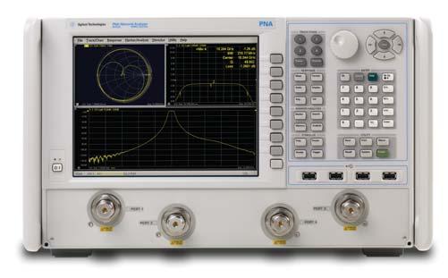 testing of passive components, amplifiers, and frequency converters PNA-X Series Network Analyzers N5241A 10 MHz to 13.5 GHz N5242A 10 MHz to 26.5 GHz N5244A 10 MHz to 43.