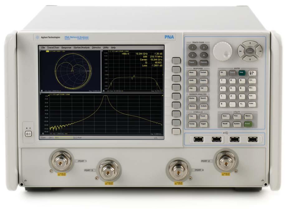 PNA Series The PNA Series of network analyzers offers industry-leading performance for testing amplifiers, mixers and frequency converters.