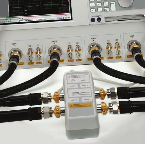 5 GHz, 10 MHz to 67 GHz and more Nine connector types, mixed-connector modules User characterization for adding adapters Calibration for non-insertable devices Unknown through calibration QSOLT and