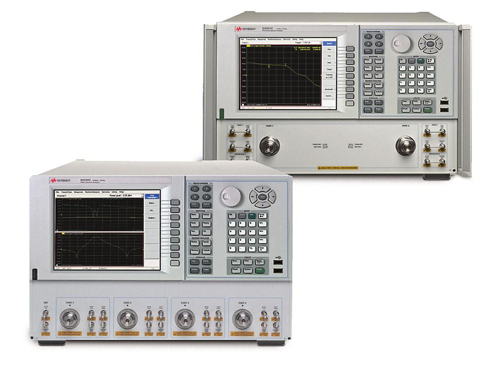PNA-L Advanced capability at an affordable price Passive and active devices, On-wafer test The Keysight PNA-L is designed for your general-purpose network analysis needs and priced for your budget.