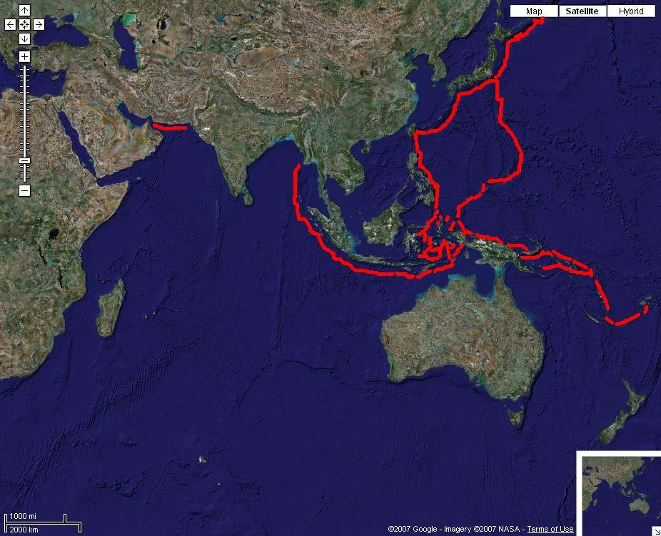 Tsunami Early-Warning: Far-field and Near-field Tsunamigenic areas of the Indian Ocean FAR-FIELD TSUNAMI > 30 min Makran Subduction Zone Tsunami can happen anytime but transoceanic propagation can
