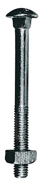 146 MACHINE BOLTS w/ square nut Rolled threads; s six inches or longer have con-type points. Hot dip galvanized. 860412 3/8" 4.