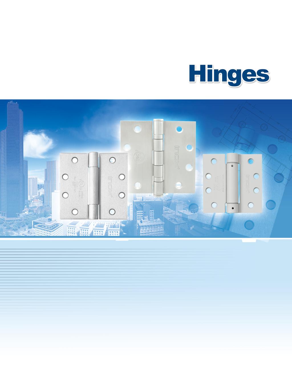 GRADE 1 & GRADE 2 HINGES Division 8 10 YEAR WARRANTY BHMA/ANSI A156.