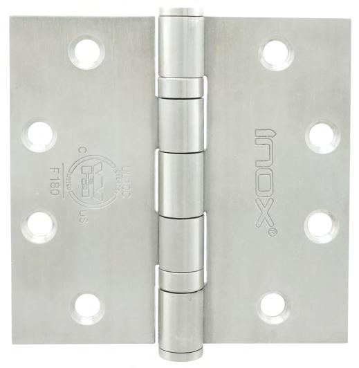 HINGES Version: 2015.10 FULL MORTISE HINGES HG8112 / HG5112 Standard Weight, Two Anti-Friction Bearing. Full Mortise Two Ball Bearings, Square Corner Standard Weight Template Hinge.
