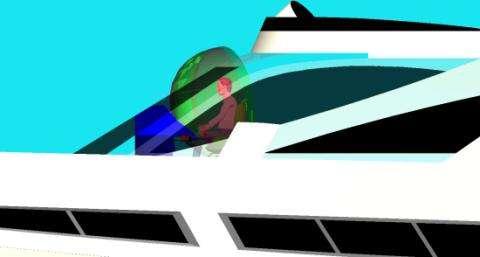 50ft Motor yacht Helm