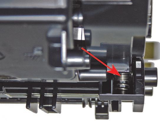 that the two springs are aligned, and insert