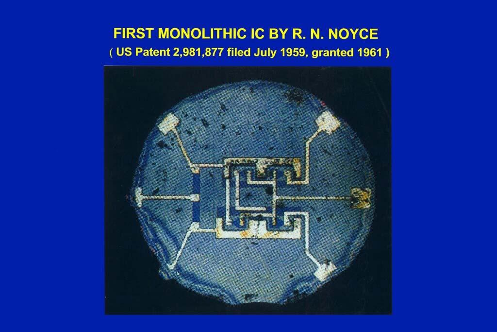 Kilby (TI) & Noyce (Fairchild), Invention of integrated circuits 1959, Nobel prize