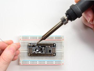 (For tips on soldering, be sure to check out our Guide to Excellent Soldering (https://adafru.it/atk)).