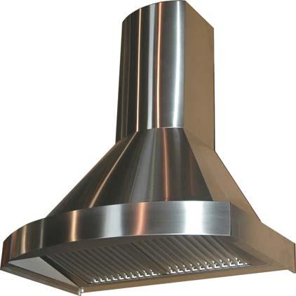 Taconic Range Hoods are seamed with our "Old World" solid rivets