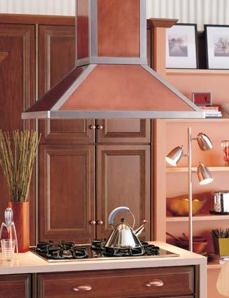 of our Trim-Line Range Hoods offer conventional looks with modern kitchen ventilation