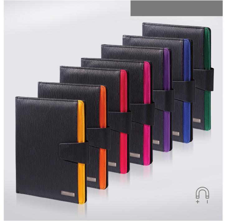 CONFERENCE TOOLS MAGNETIC CLIP A5 ORGANISER TORONTO (TO1250) Dim.