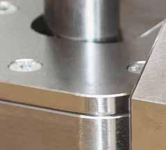 opening angle Easy to use with low-strength materials Weld seam preparation on