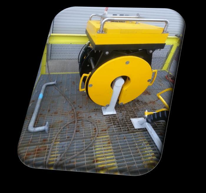 To deploy the tool to the seabed one of Subsea Tooling Services subsea baskets were