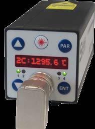 The outputs allow measuring range limits beyond the pyrometer s temperature range and allows either the limitation of the temperature range in order to increase