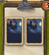 over the course of the game. Each contract indicates which type of Action card is required.